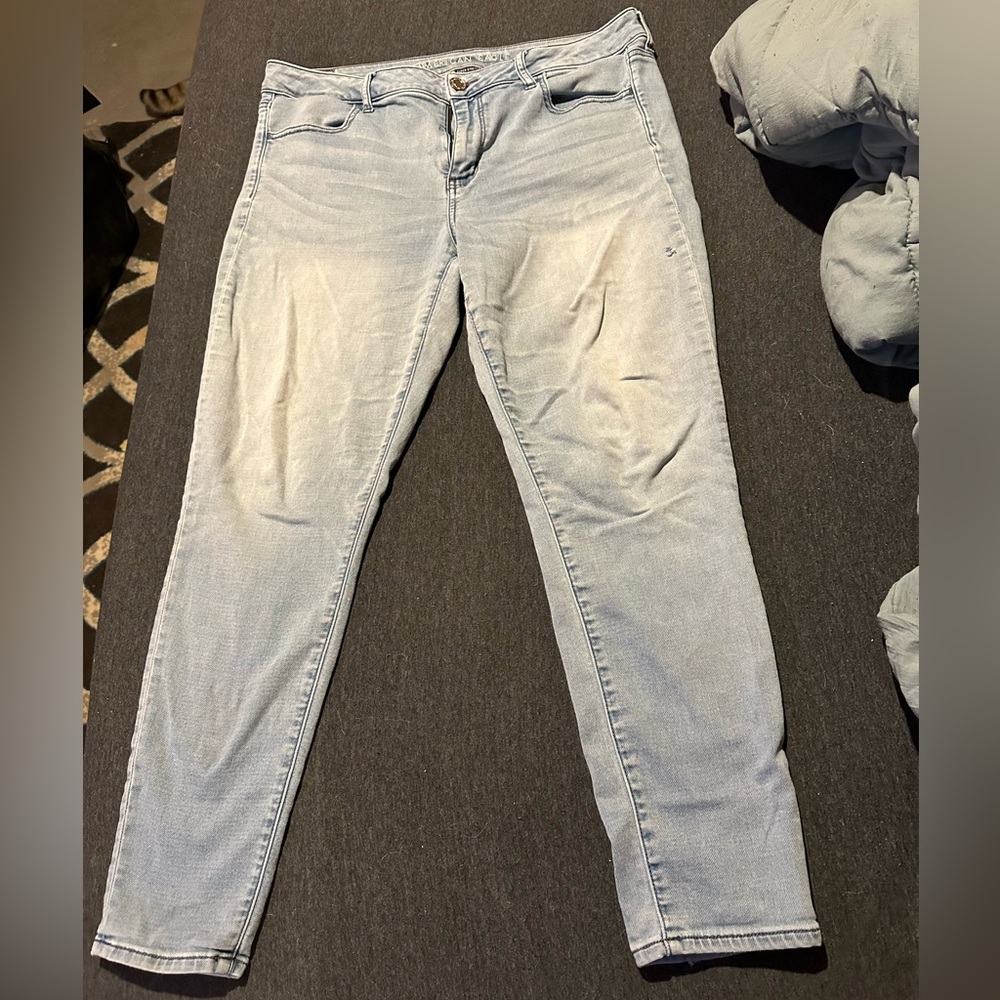 Size 16 American eagle jegging light blue